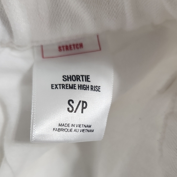 Express White High Waist Shorts - Picture 3 of 5